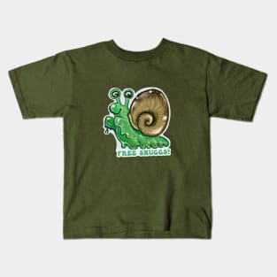 Free Snuggs Snail Kids T-Shirt